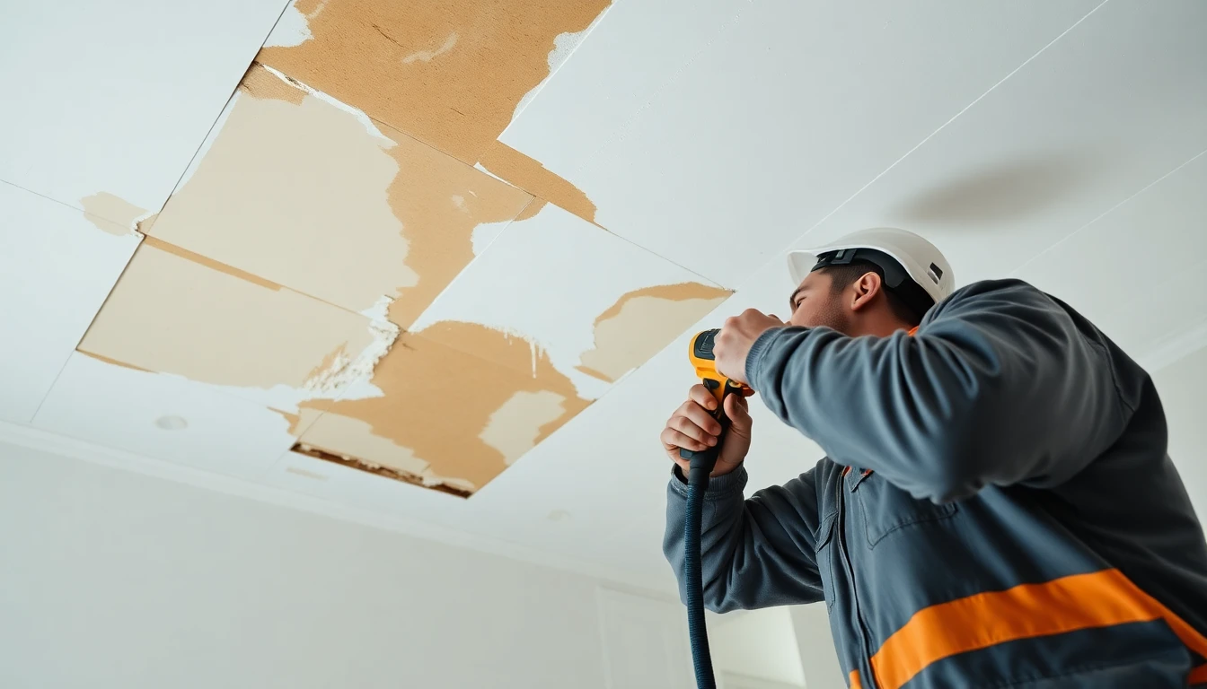 Ceiling Water Damage Repair